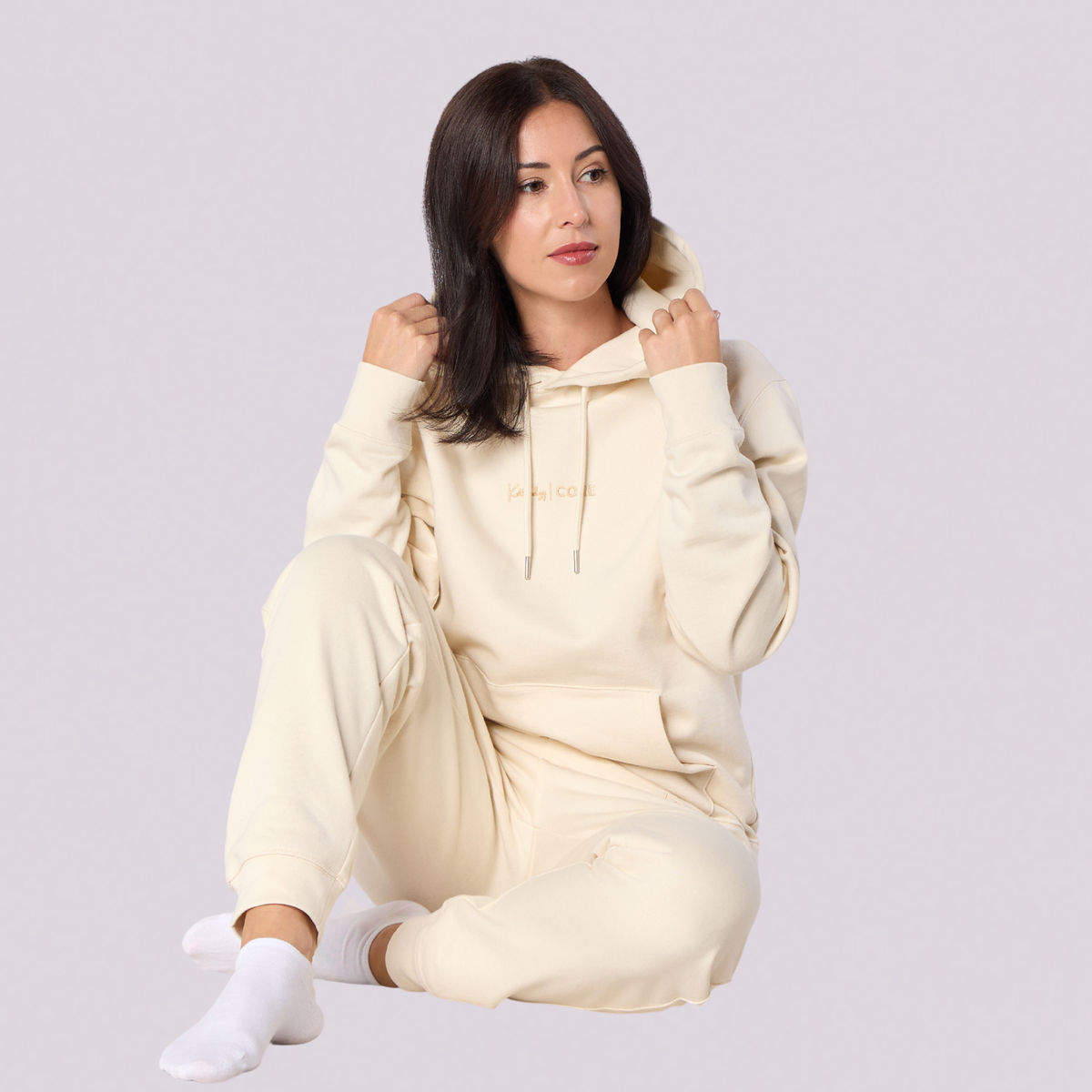 Women’s CORE Organic Cotton Hoodie – Natural Oat