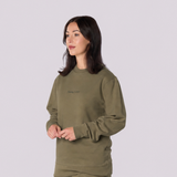 Women’s CORE Organic Cotton Sweatshirt – Khaki