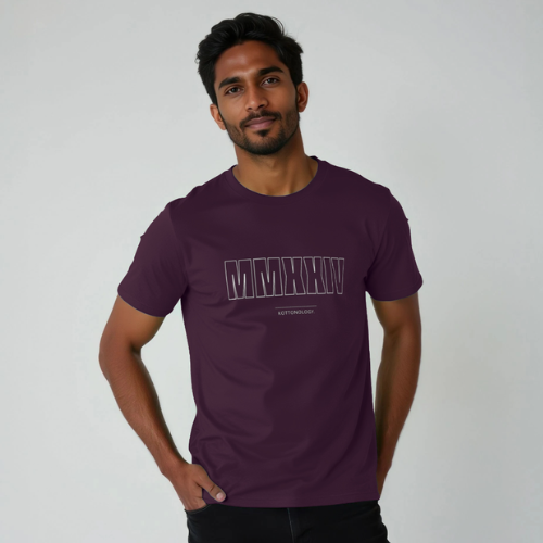 Mens MMXXIV T-Shirt in Purple