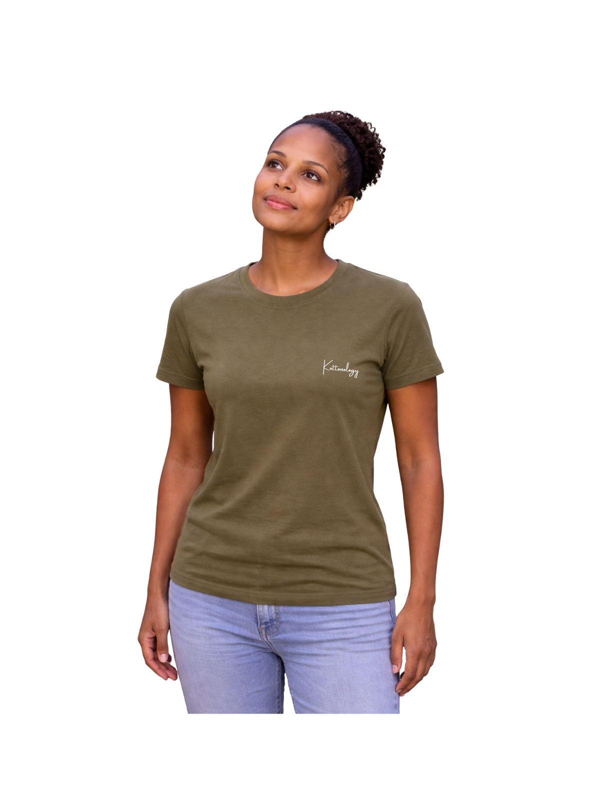Womens Khaki Kottonology T-Shirt