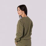 Women’s CORE Organic Cotton Sweatshirt – Khaki