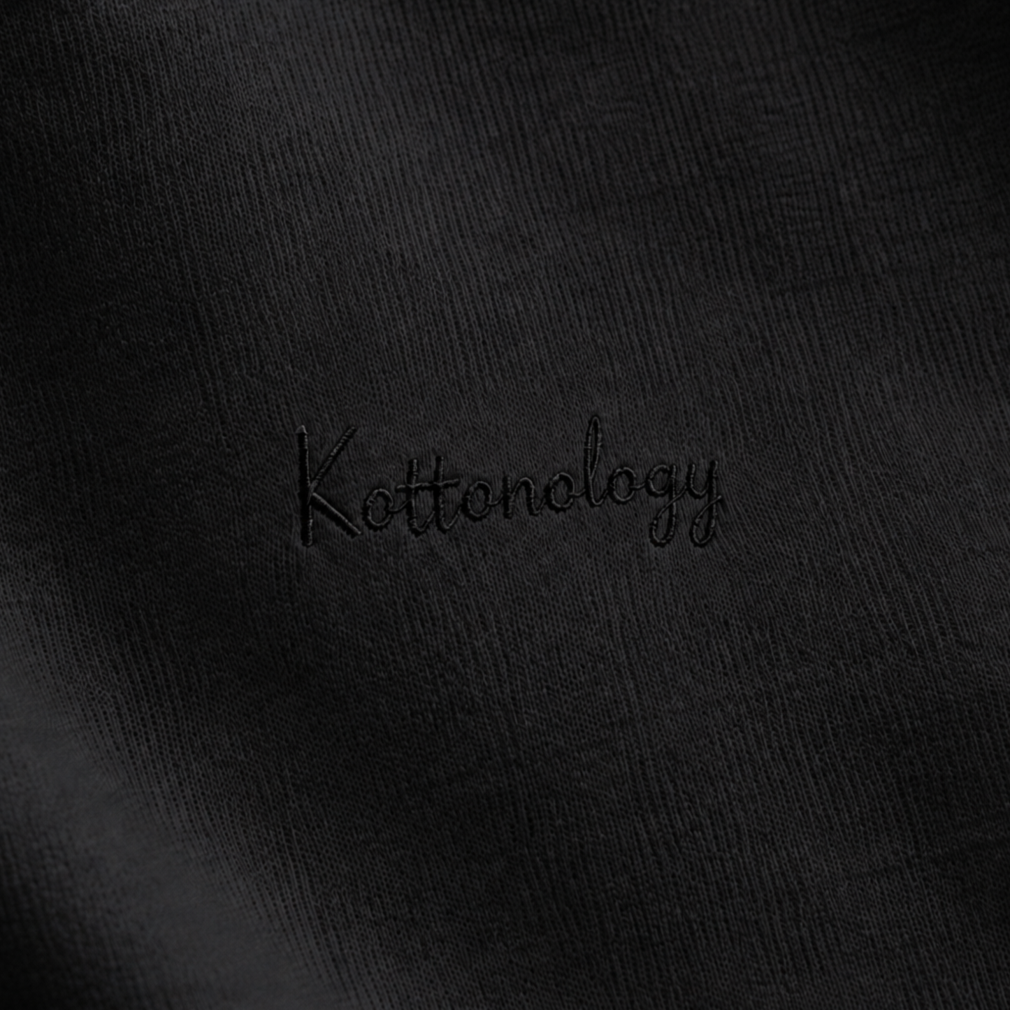 Men's Black Hoodie with Embroidered Logo