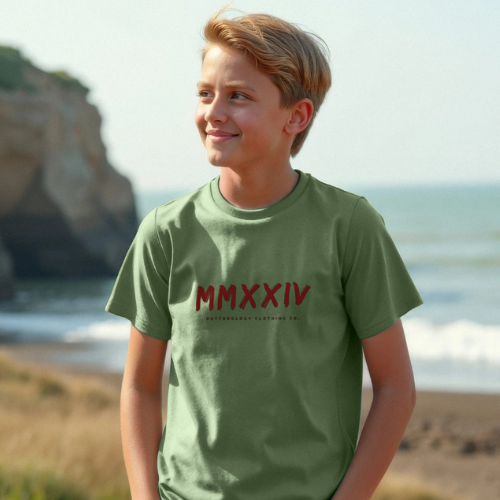 Sage Green Boys T-Shirt