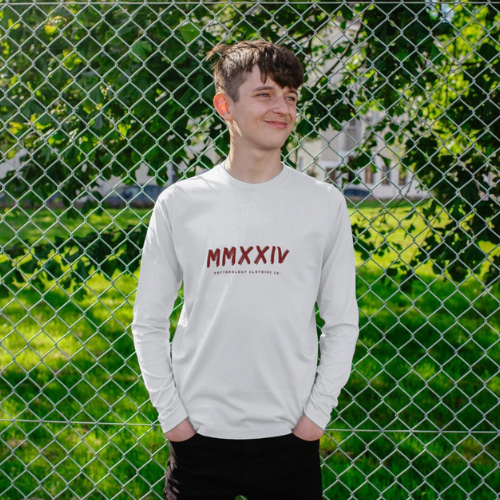 Boys Long Sleeve T-Shirt in White