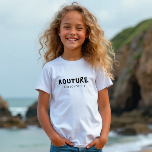 Girls White T-Shirt
