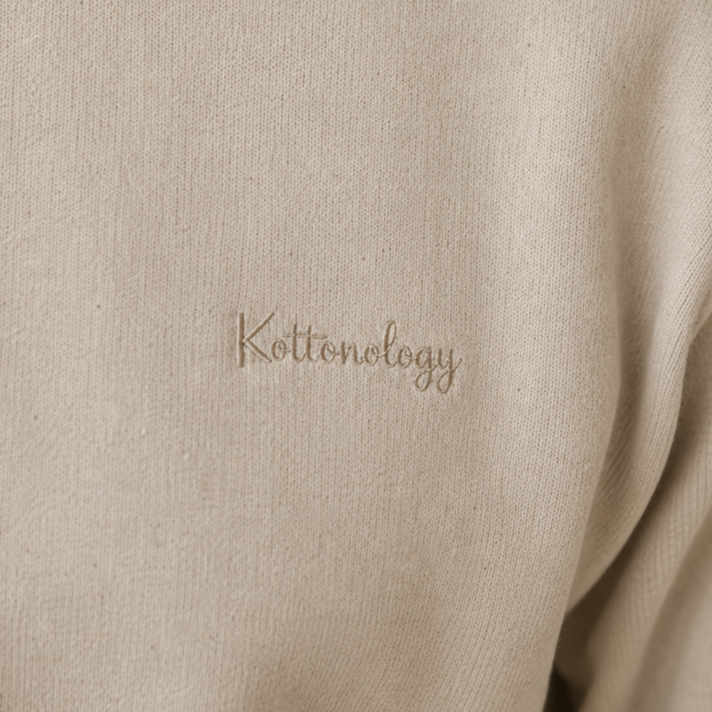 Mens Sweatshirt in Natural Raw