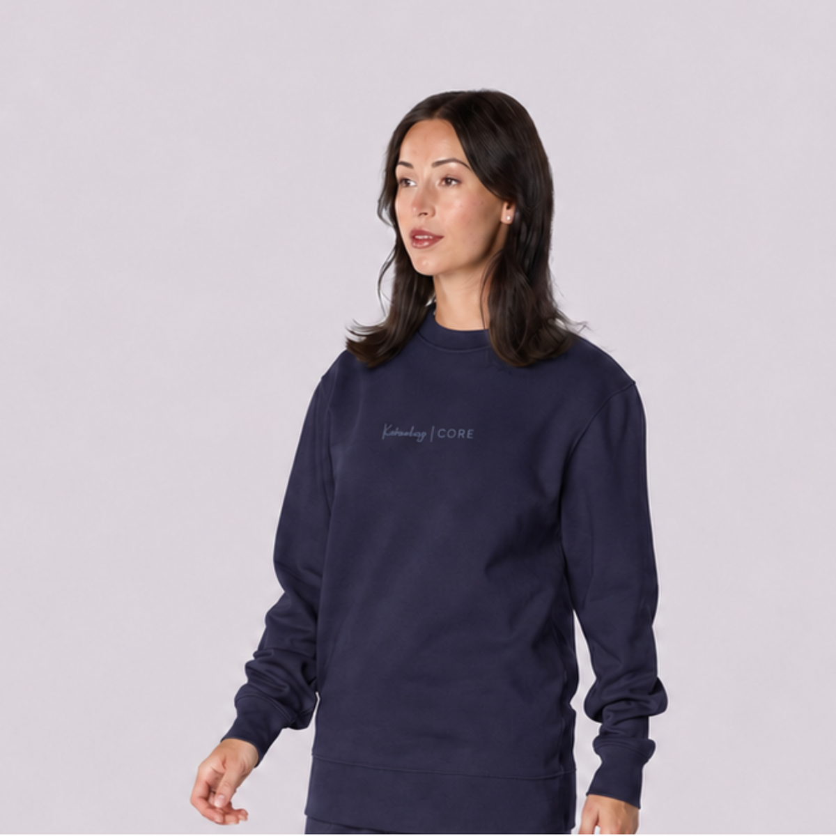 Women’s CORE Organic Cotton Sweatshirt in French Navy