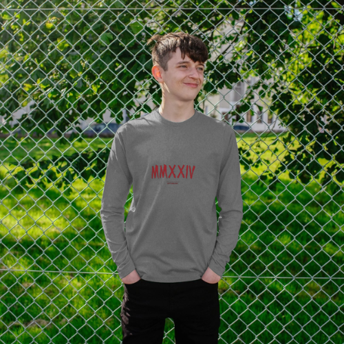 Boys Long Sleeve Grey T-Shirt