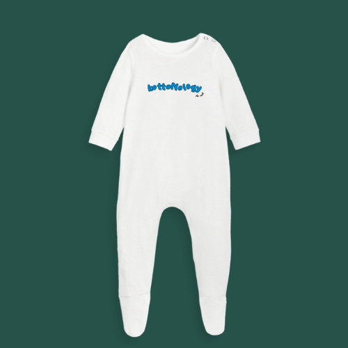 Blue Kottonology Print Sleepsuit