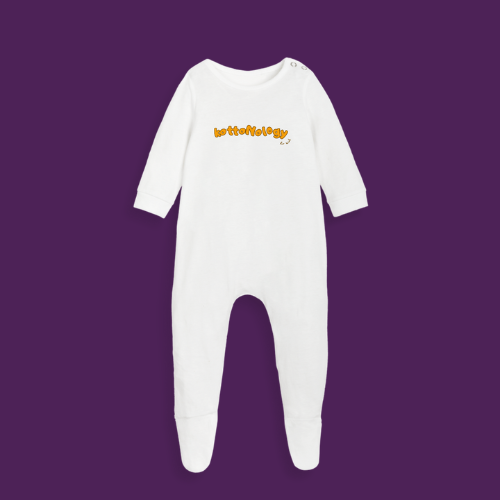 Sleepsuit with Yellow Print
