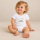 100% Organic Cotton Baby Babygro – Happy Cotton