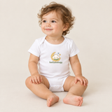 100% Organic Cotton Baby Babygro - Moon & Stars