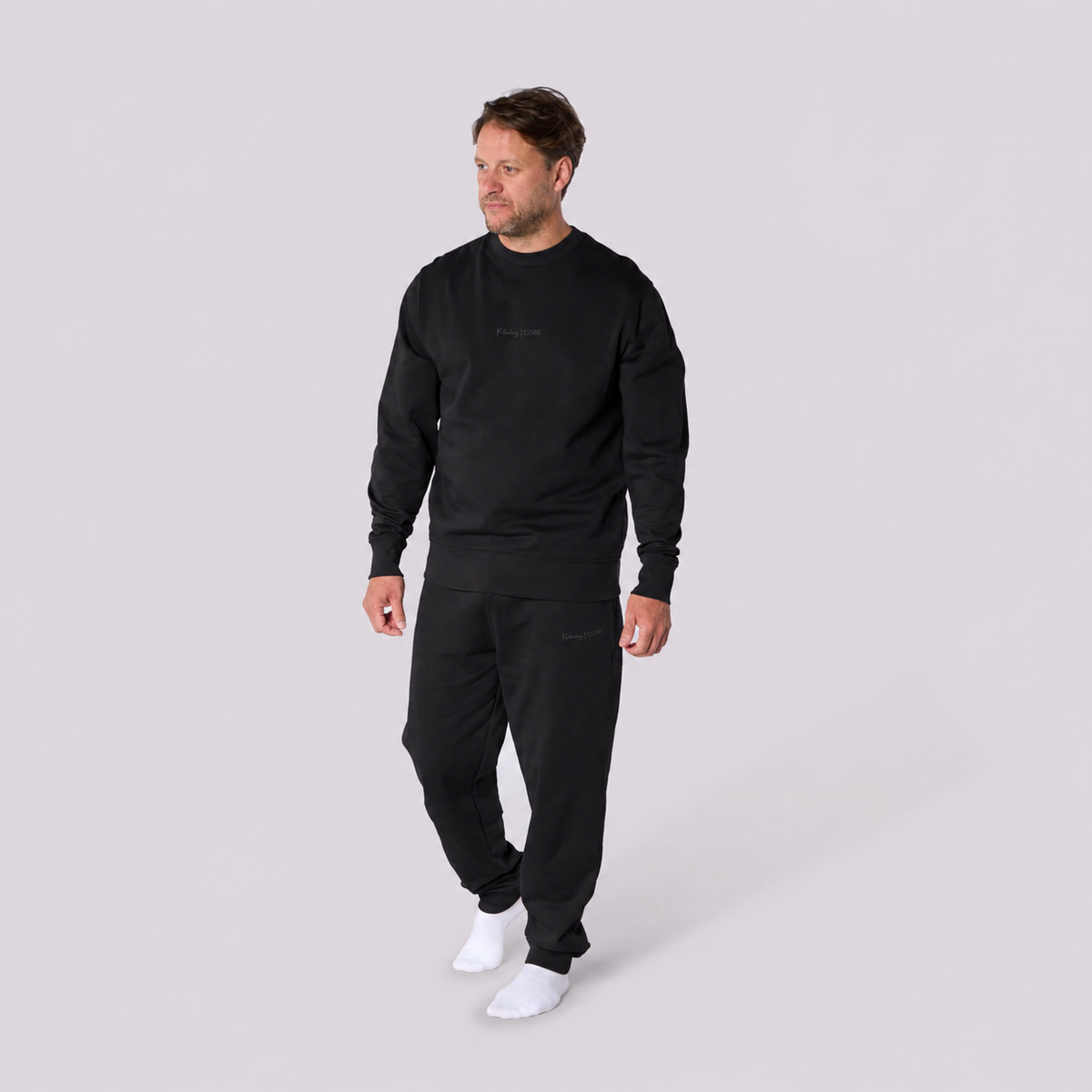 Men's Black Co-ord | Sweatshirt & Joggers