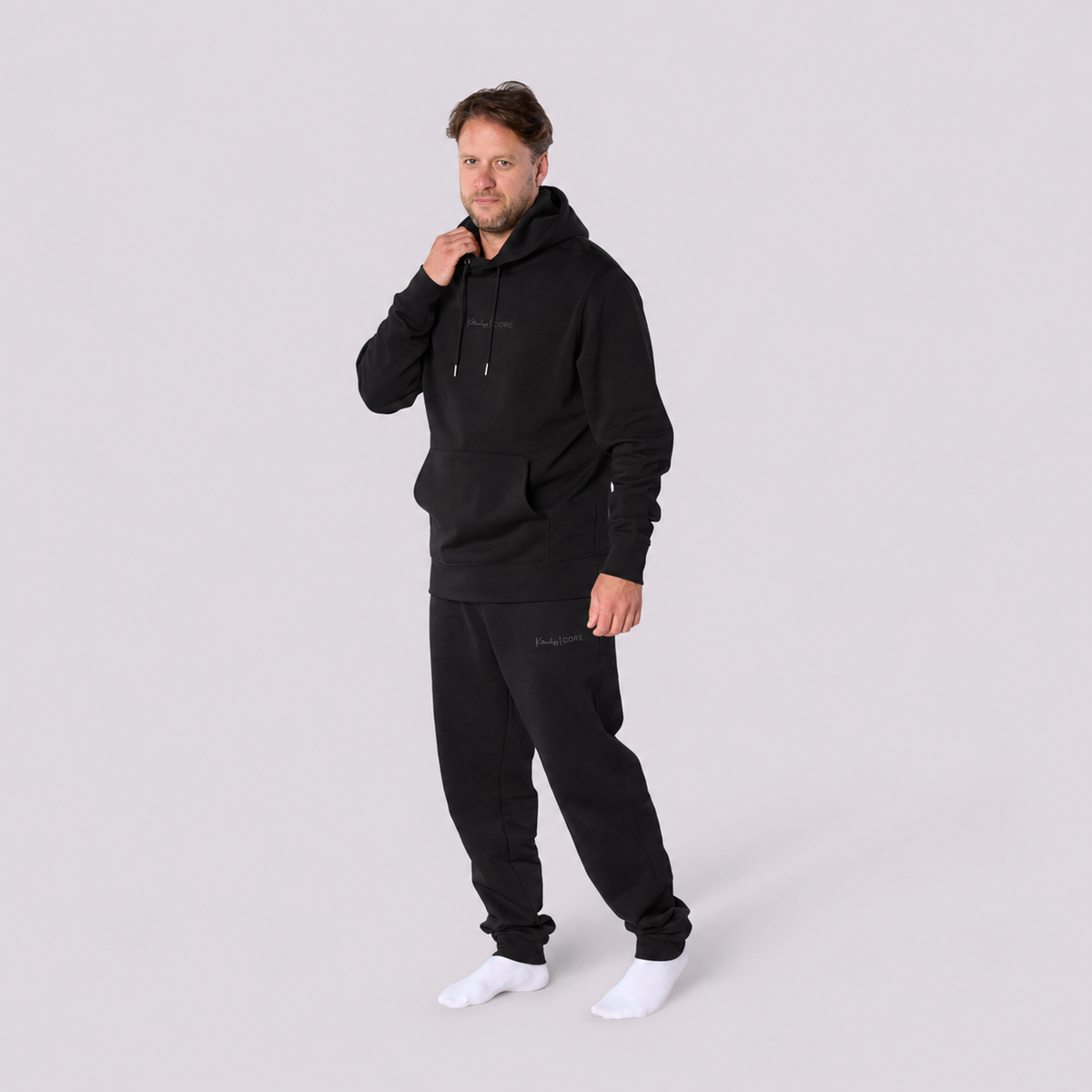 Men's Black Co-ord | Hoodie & Joggers