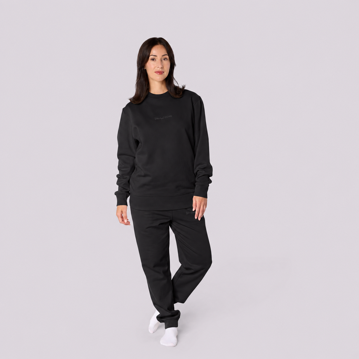 Women's Black Co-ord | Sweatshirt & Joggers