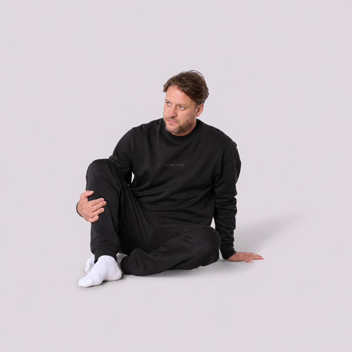 Men's Black Co-ord | Sweatshirt & Joggers