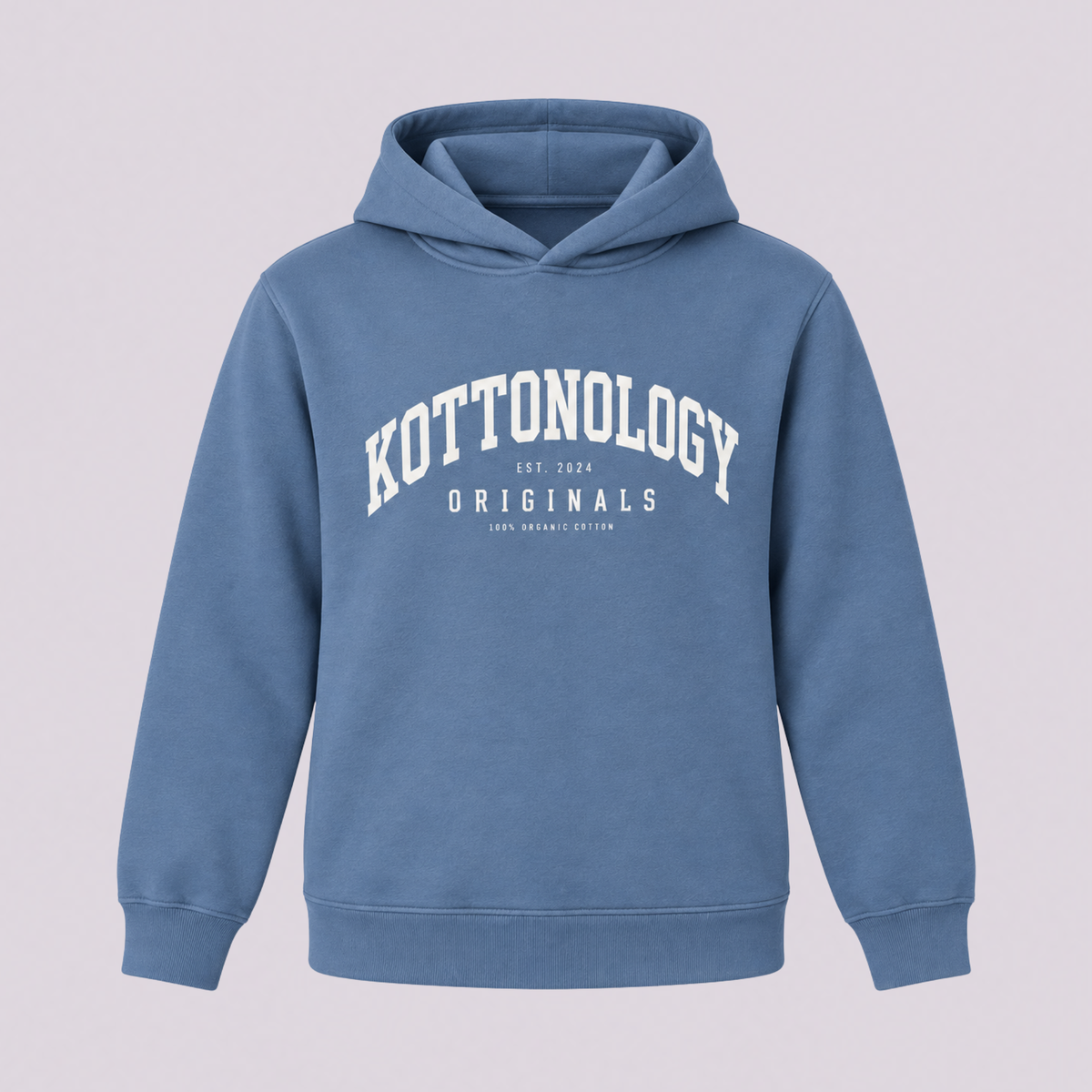 Boys' Blue Organic Cotton Hoodie