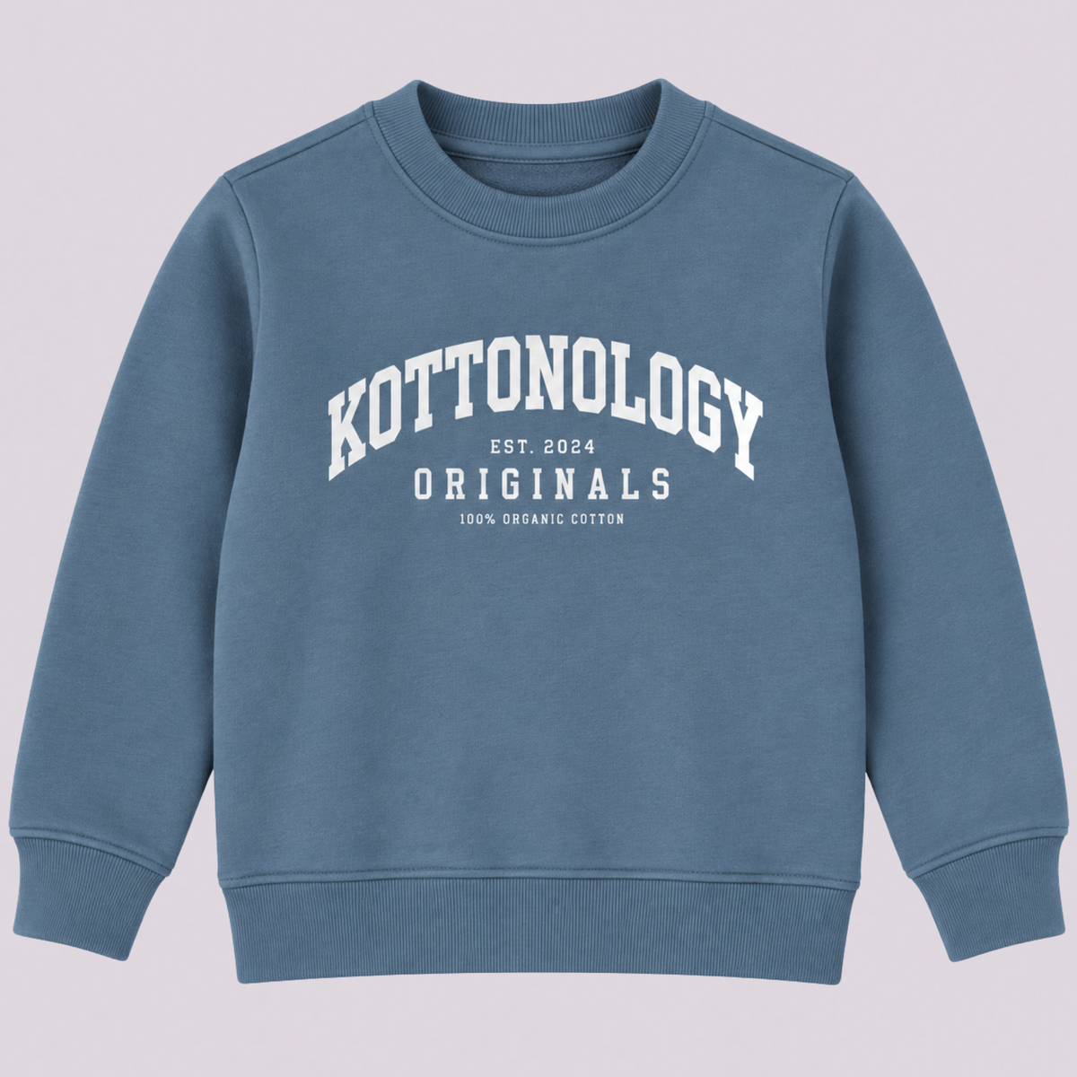 Boys' Blue Organic Cotton Sweatshirt