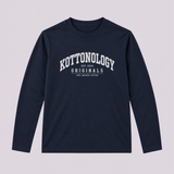 Boys' Navy Organic Cotton Long Sleeve T-Shirt