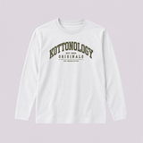 Boys' White Organic Cotton Long Sleeve T-Shirt