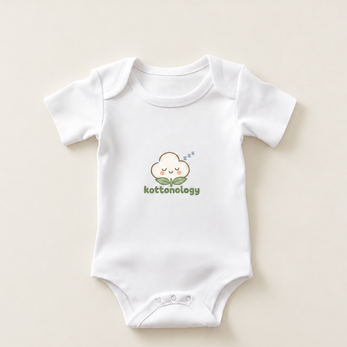 100% Organic Cotton Baby Babygro – Sleepy Cotton