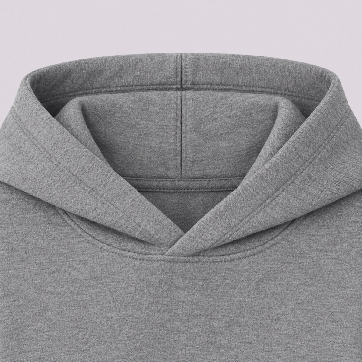 Girls' Grey Red Organic Cotton Hoodie