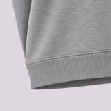 Girls' Grey / White Organic Cotton Hoodie
