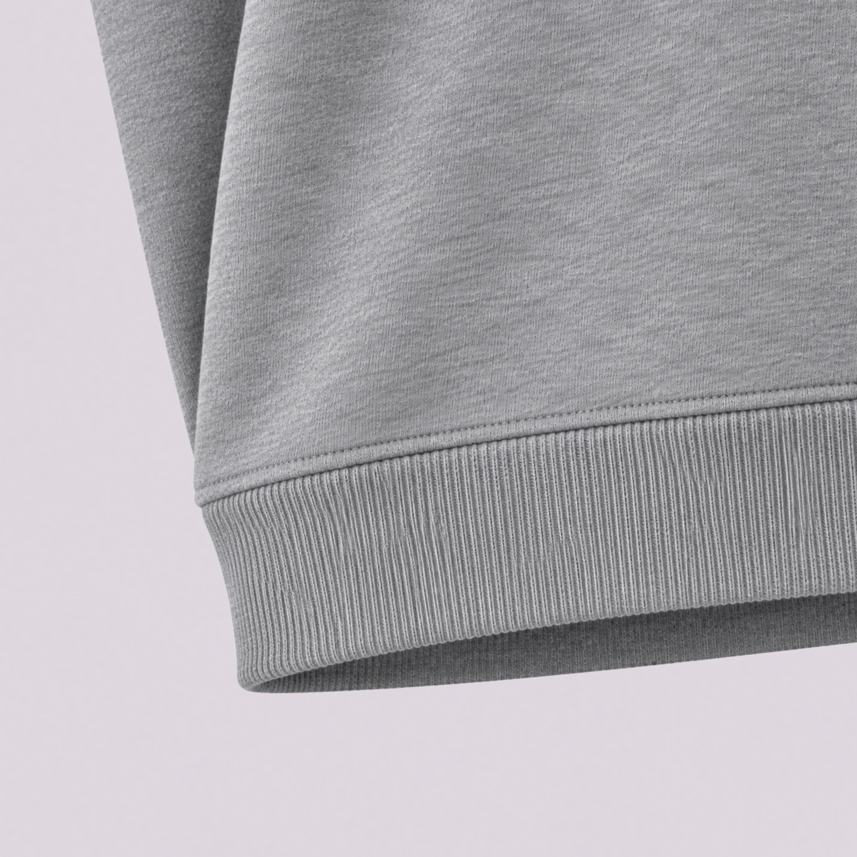 Girls' Grey / White Organic Cotton Hoodie