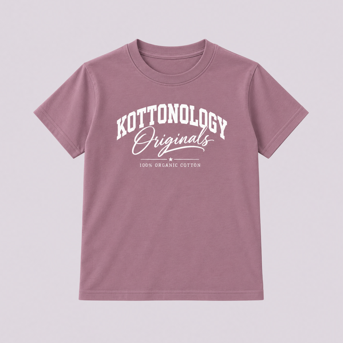 Girls' Mauve Organic Cotton Kottonology T-Shirt