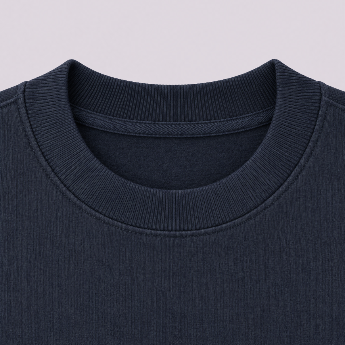 Girls' Navy & Red Organic Cotton Sweatshirt