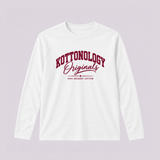 Girls' White/Red Organic Cotton Long Sleeve T-Shirt