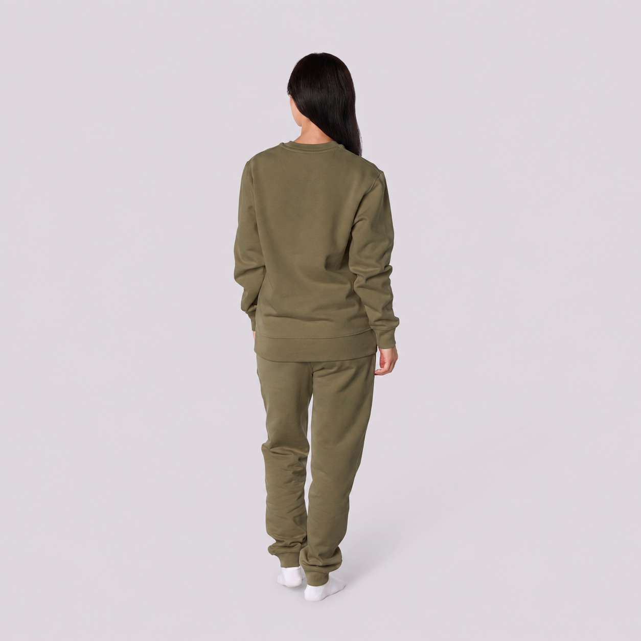 Women’s CORE Organic Cotton Sweatshirt – Khaki