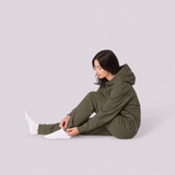 Women's Khaki Co-ord | Hoodie & Joggers