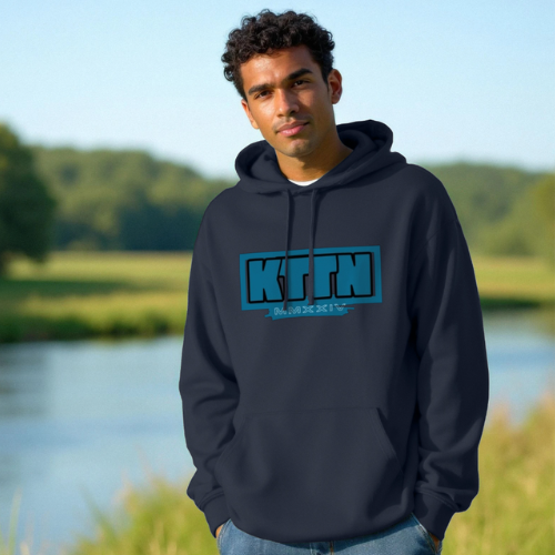 Mens Hoodie in Navy