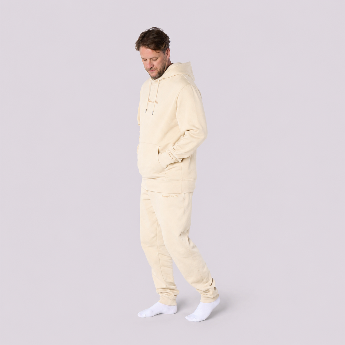 Men's Natural Oat Co-ord | Hoodie & Joggers