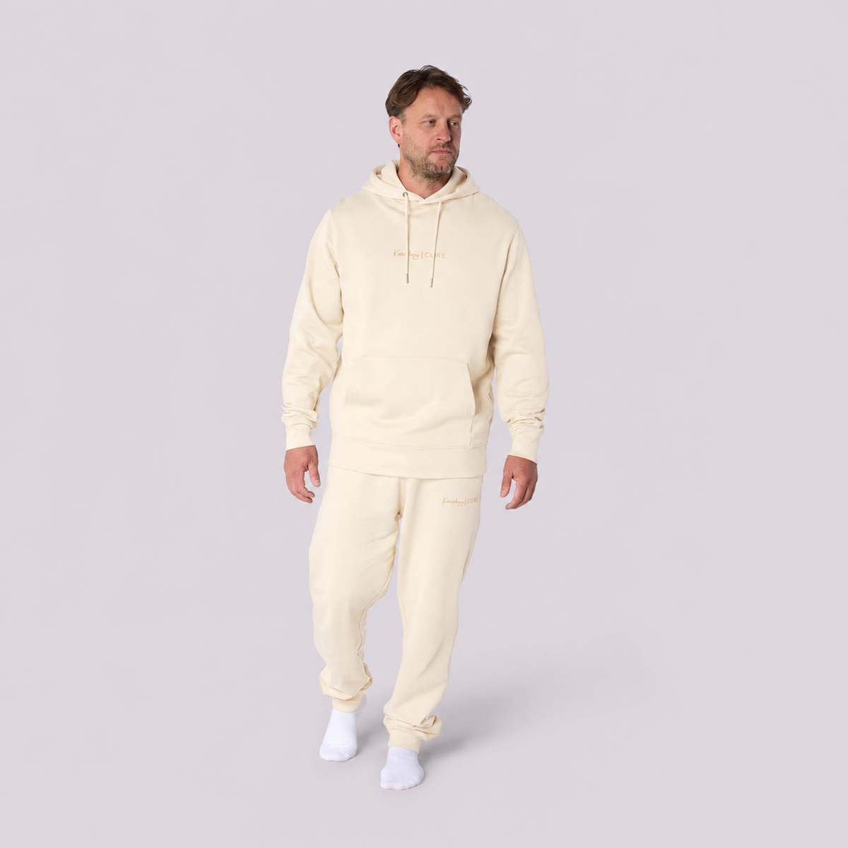 Men's Natural Oat Co-ord | Hoodie & Joggers