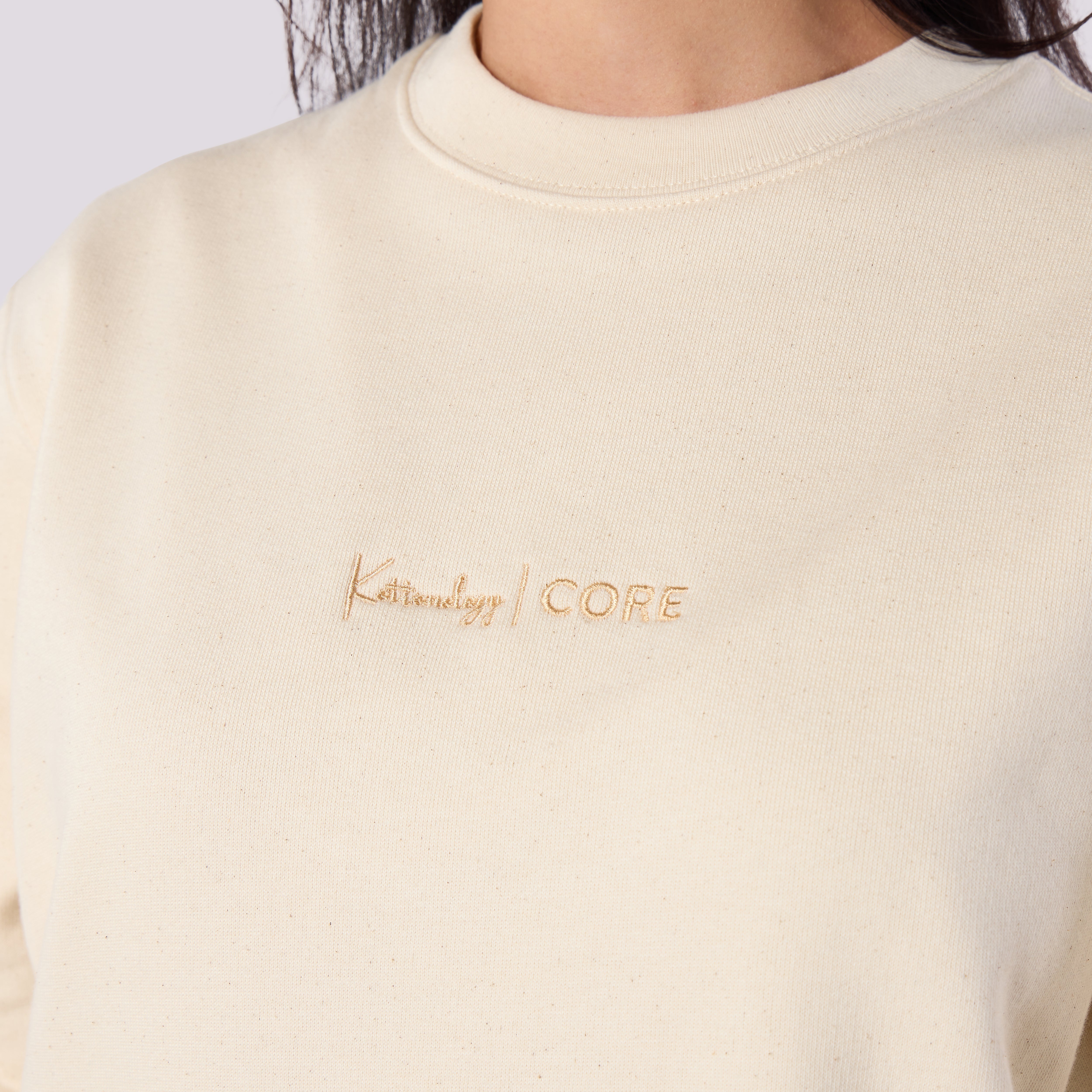 Women’s CORE Organic Cotton Sweatshirt – Natural Oat