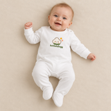100% Organic Cotton Baby Sleepsuit – Happy Cotton
