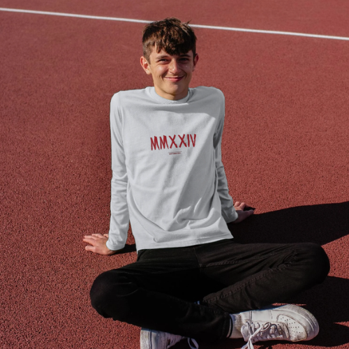 Boys Long Sleeve T-Shirt in White