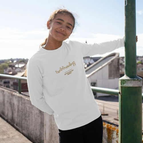 Girls Long Sleeve T-Shirt in White