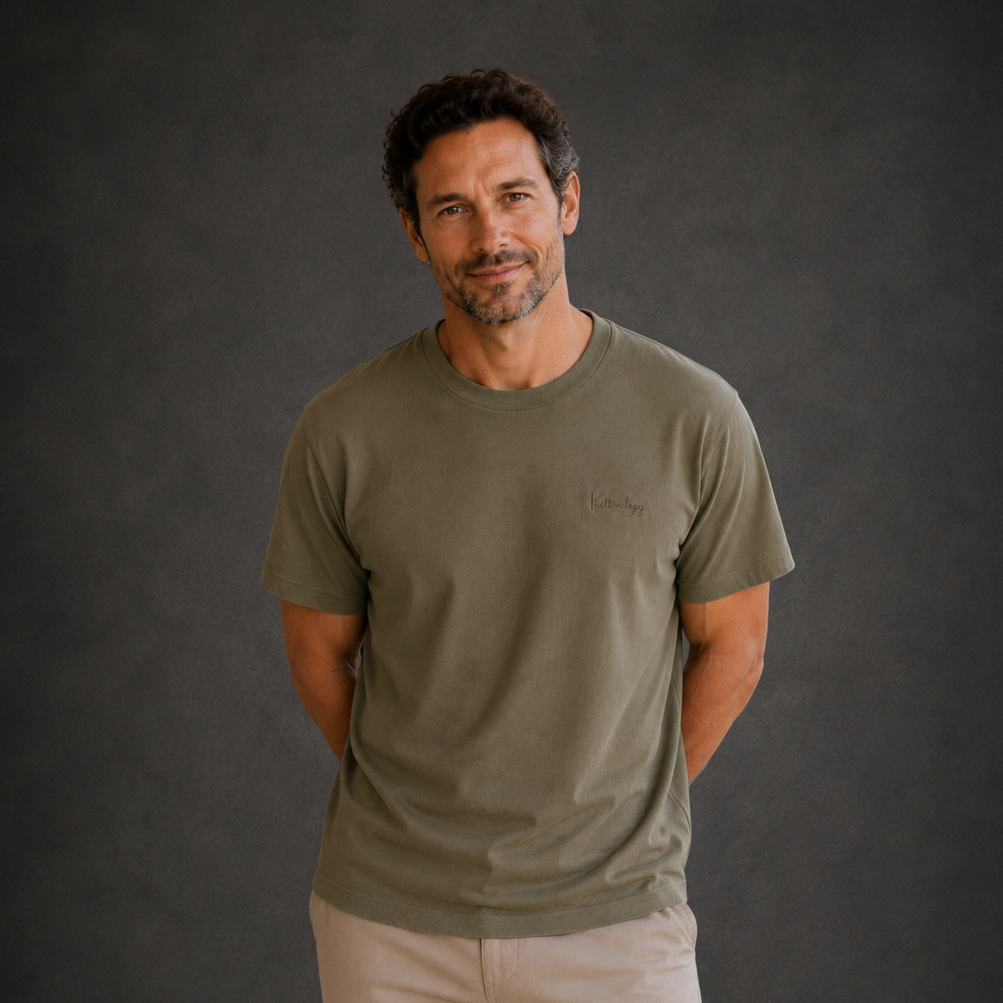 Men's Khaki T-Shirt