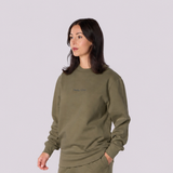 Women’s CORE Organic Cotton Sweatshirt – Khaki