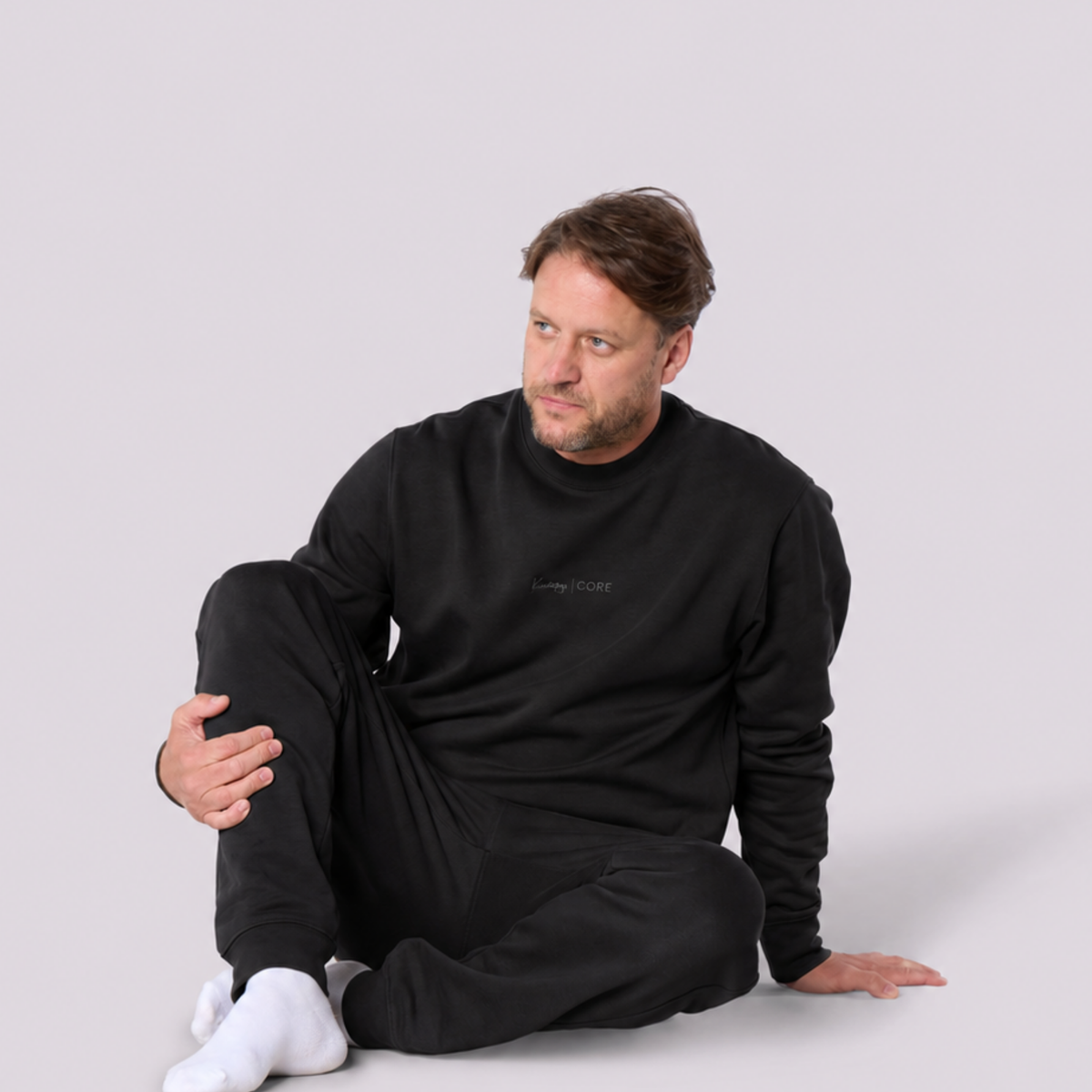 Men’s CORE Organic Cotton Sweatshirt – Black
