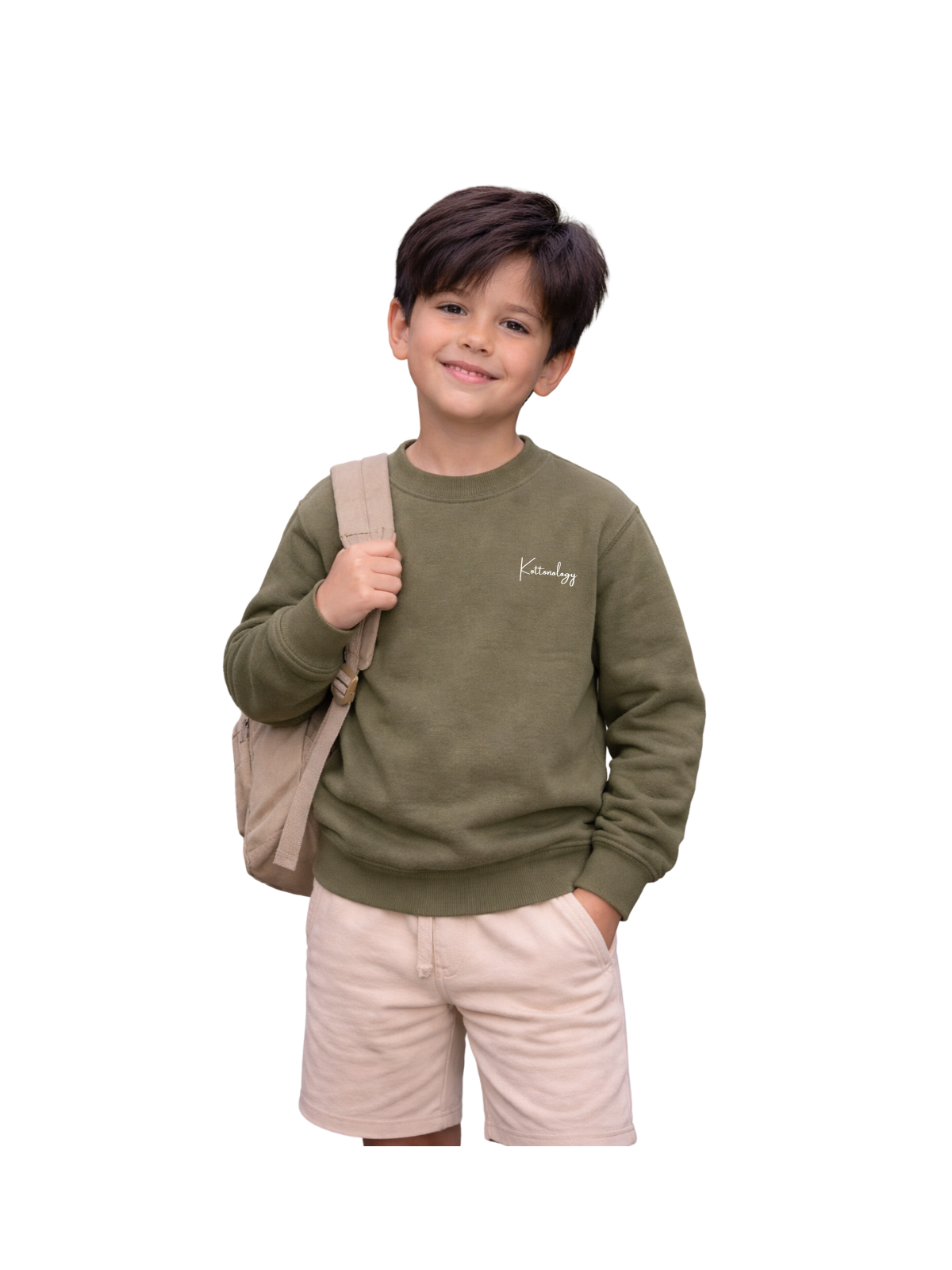 Kids’ Khaki Green Sweatshirt