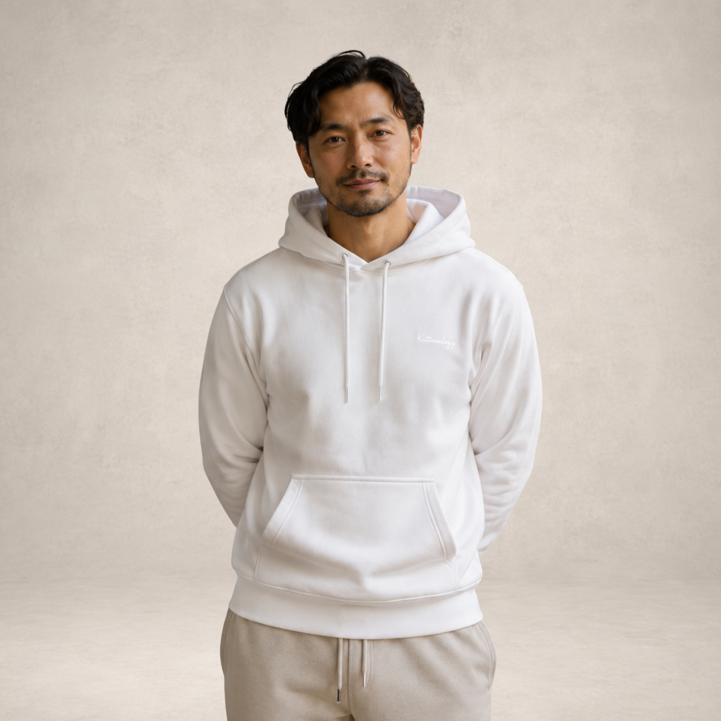 Men’s White Hoodie