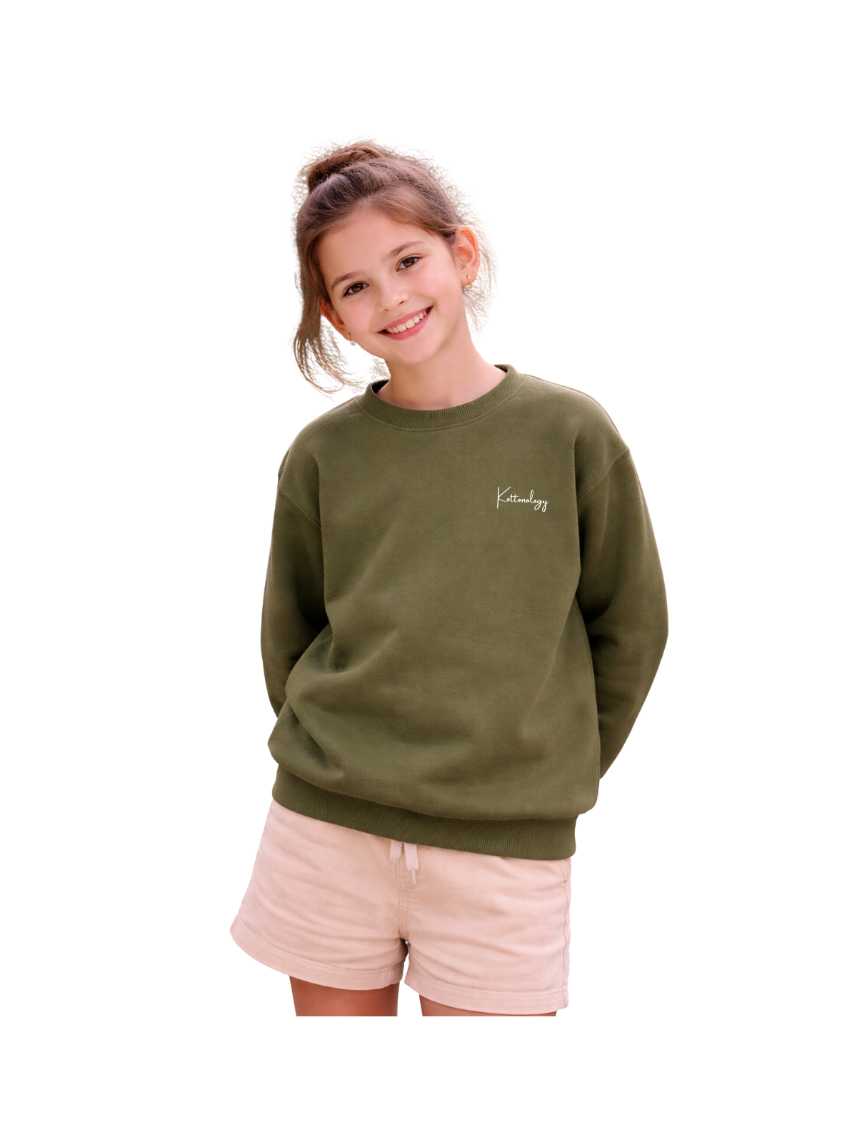 Kids’ Khaki Green Sweatshirt