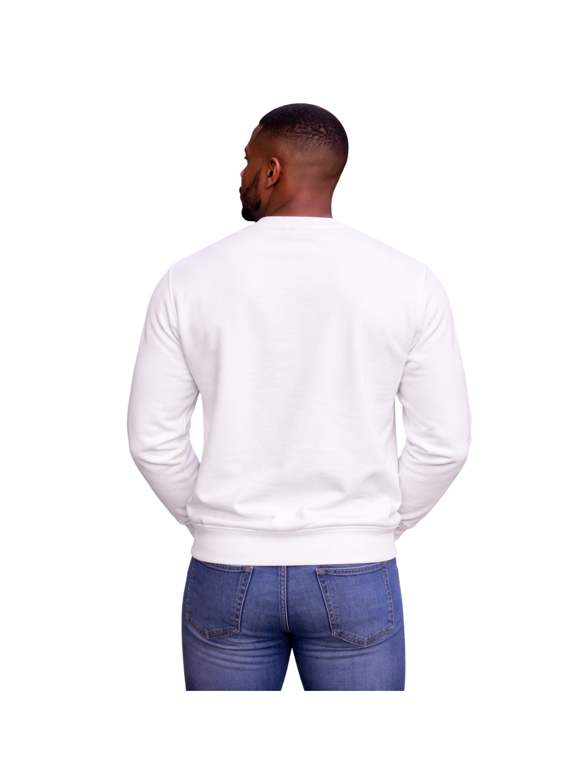 Mens Sweatshirt in White