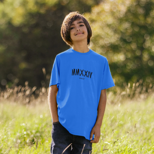 MMXXIV T-Shirt in Blue