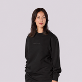 Women’s CORE Organic Cotton Sweatshirt in Black