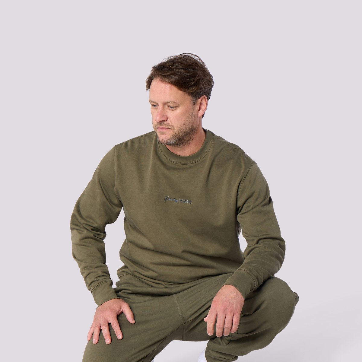 Men’s CORE Organic Cotton Sweatshirt – Khaki